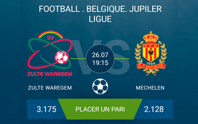 Pronostic Zulte Waregem – Malines