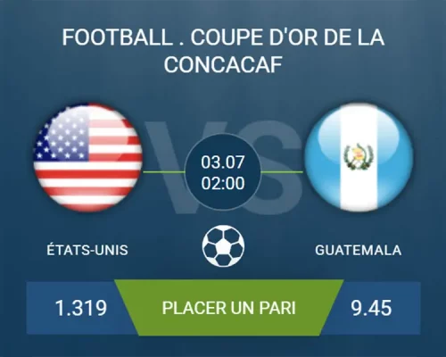 pronostic États-Unis Guatemala