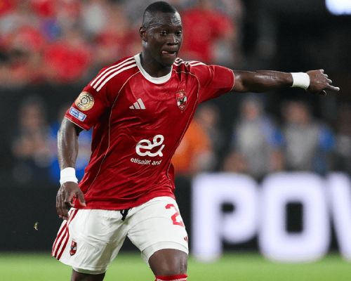 Aliou Dieng lors d’un match avec Al Ahly en Premier League égyptienne