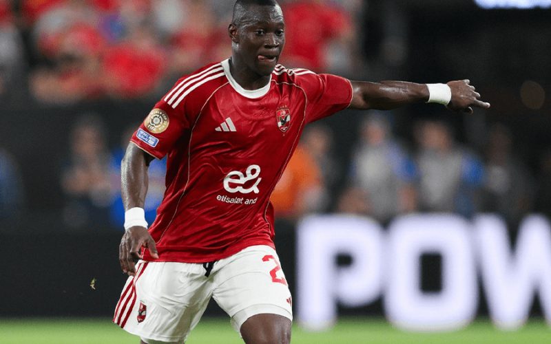 Aliou Dieng lors d’un match avec Al Ahly en Premier League égyptienne