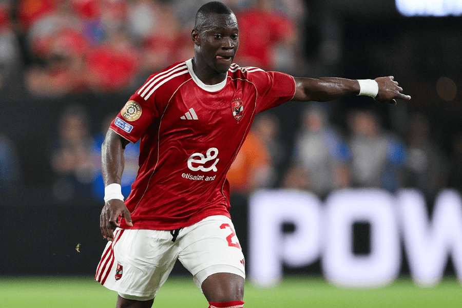 Aliou Dieng lors d’un match avec Al Ahly en Premier League égyptienne