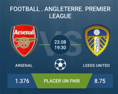 Pronostic Arsenal-Leeds United