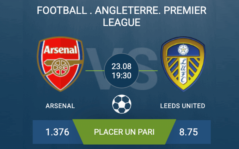 Pronostic Arsenal-Leeds United