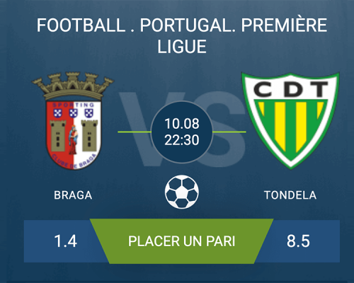 Pronostic Braga-Tondela