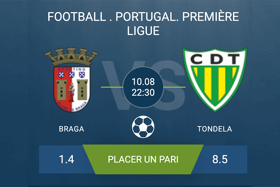 Pronostic Braga-Tondela
