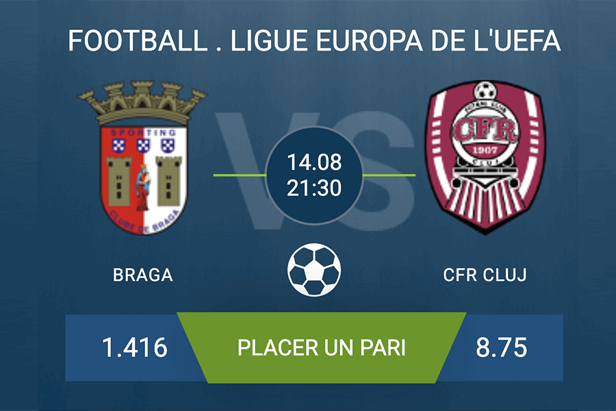 Pronostic Braga – CFR Cluj