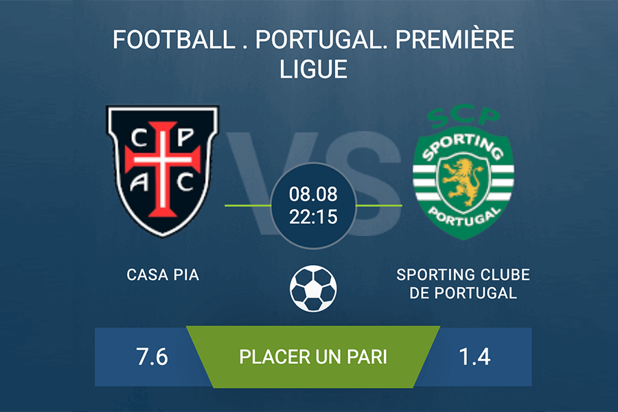 Pronostic Casa Pia-Sporting Clube de Portugal