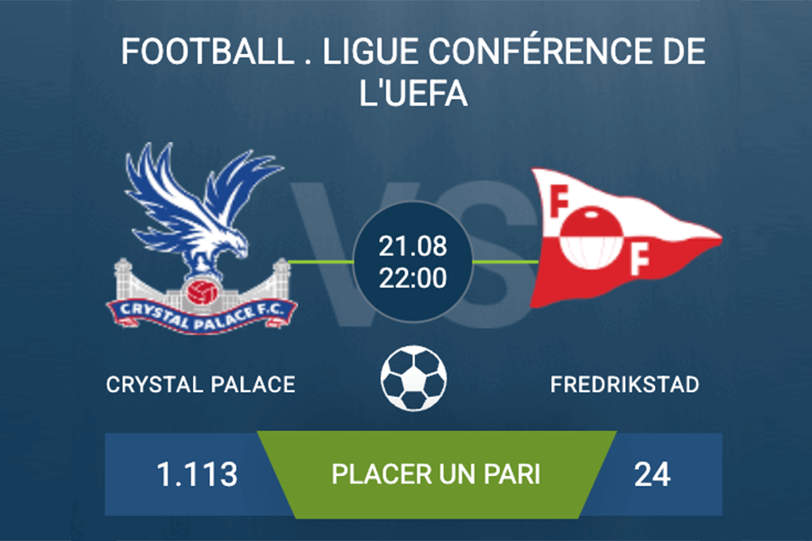 Pronostic Crystal Palace–Fredrikstad