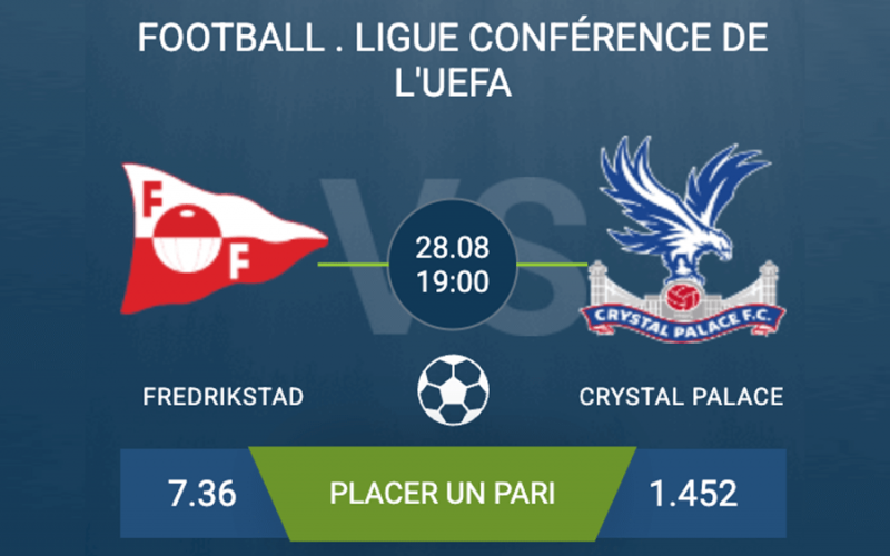 Pronostic Fredrikstad – Crystal Palace