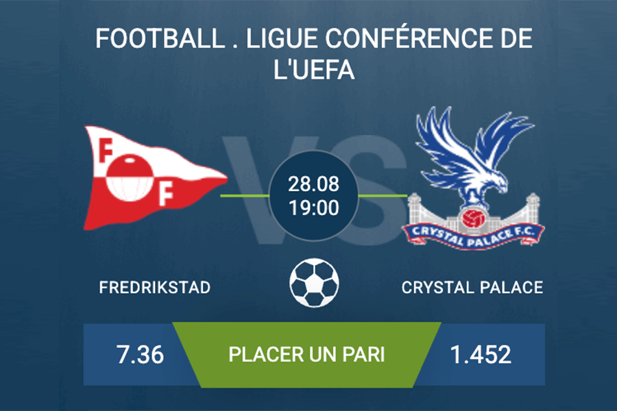 Pronostic Fredrikstad – Crystal Palace