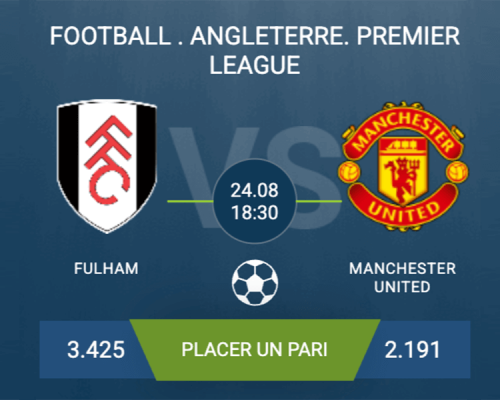 Pronostic Fulham – Manchester United