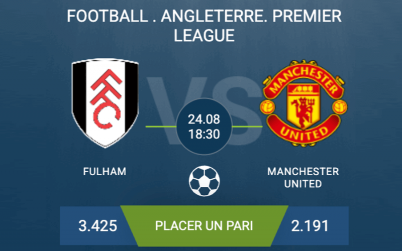Pronostic Fulham – Manchester United
