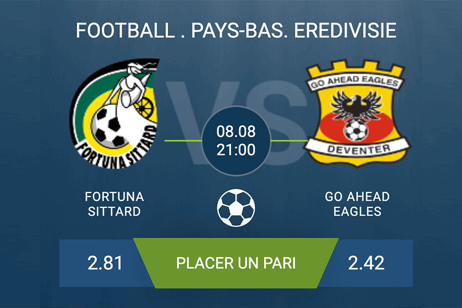 pronostic Fortuna Sittard-Go Ahead Eagles