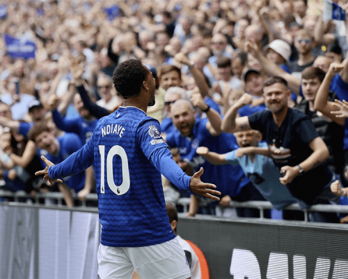 Iliman Ndiaye premier buteur d’Everton au Hill Dickinson Stadium