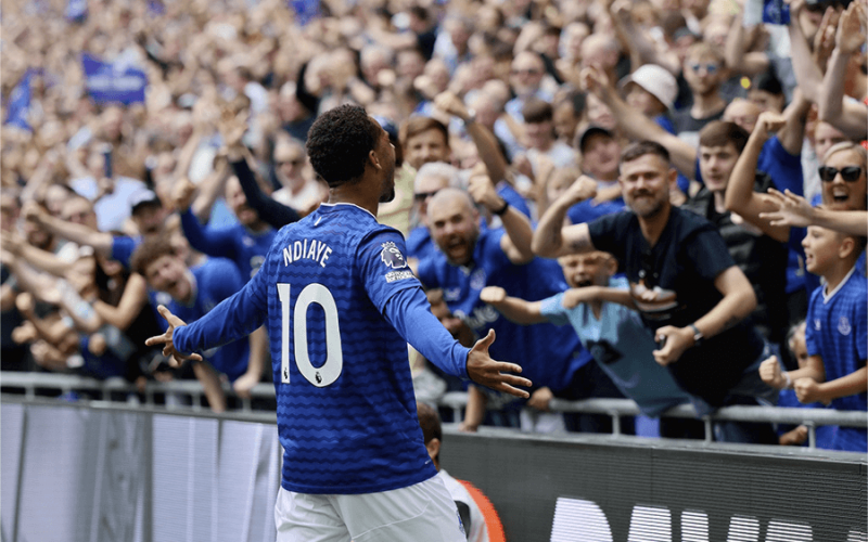 Iliman Ndiaye premier buteur d’Everton au Hill Dickinson Stadium