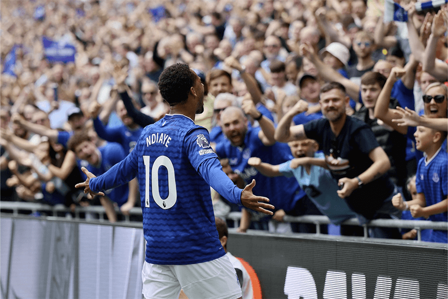 Iliman Ndiaye premier buteur d’Everton au Hill Dickinson Stadium