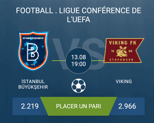 Pronostic Istanbul Başakşehir - Viking