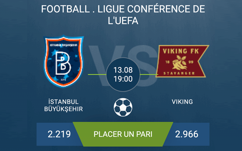 Pronostic Istanbul Başakşehir - Viking