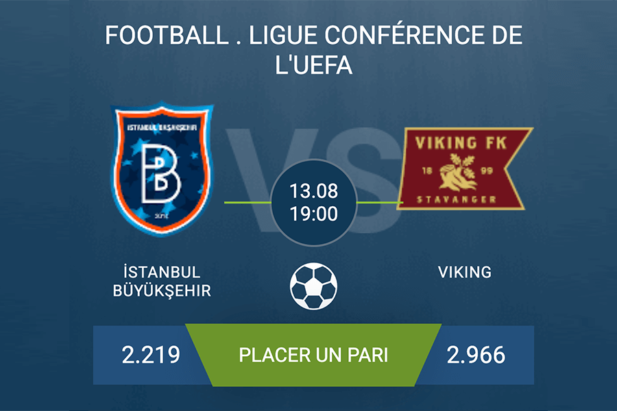 Pronostic Istanbul Başakşehir - Viking