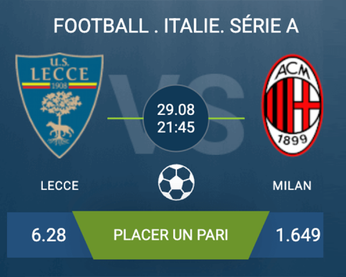 Pronostic Lecce–Milan