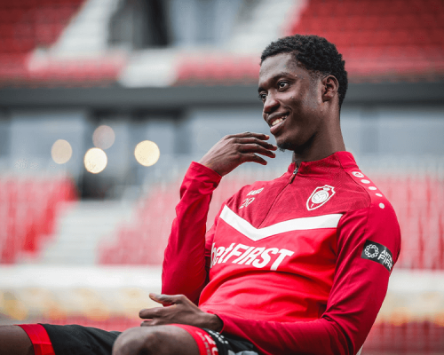 Mahamadou Doumbia en action sur le terrain