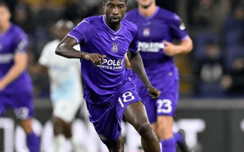 Majeed Ashimeru, milieu d’Anderlecht ciblé par St. Pauli