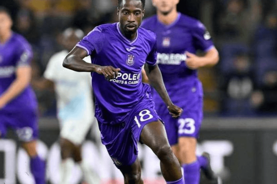 Majeed Ashimeru, milieu d’Anderlecht ciblé par St. Pauli