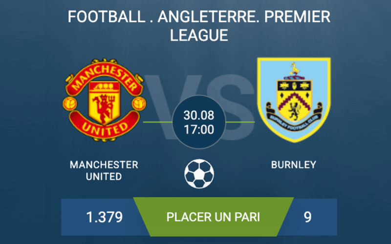 Pronostic Manchester United–Burnley
