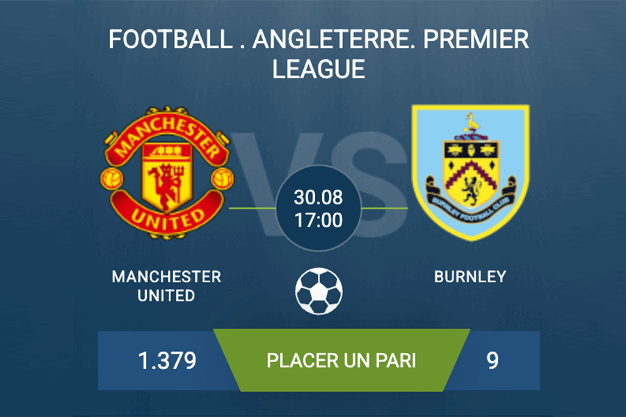 Pronostic Manchester United–Burnley