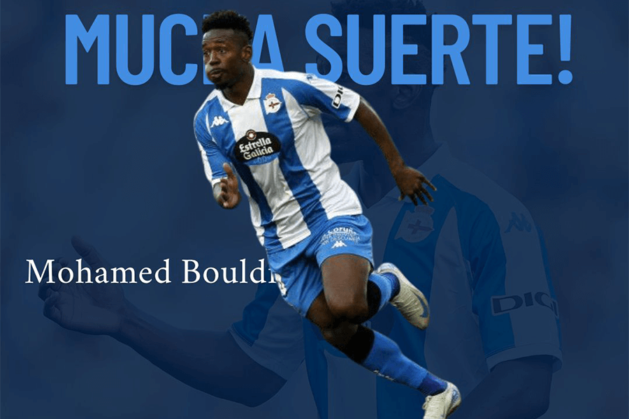 Mohamed Bouldini, attaquant marocain, présenté au Granada CF