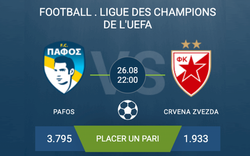 Pronostic Pafos – Crvena Zvezda