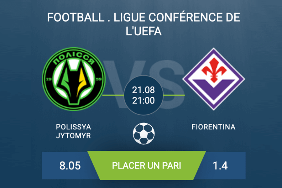 Pronostic Polissya Jytomyr–Fiorentina