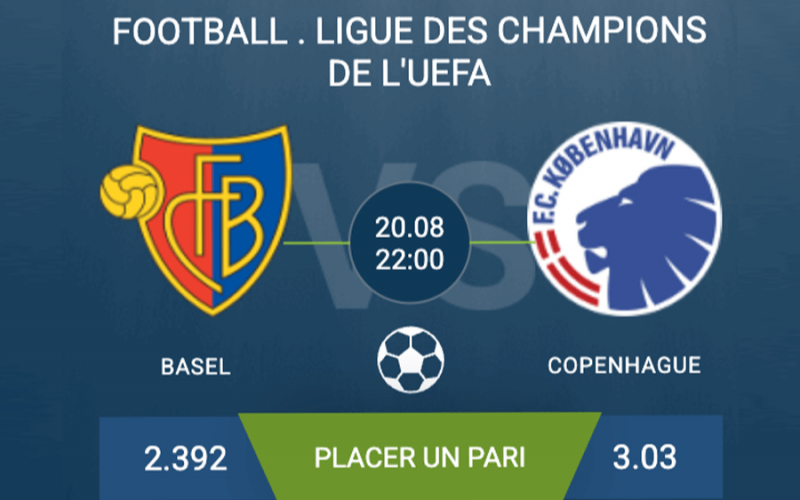 Pronostic Basel-Copenhague