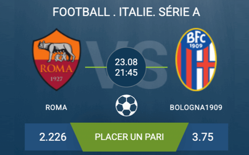 Pronostic Roma-Bologna1909