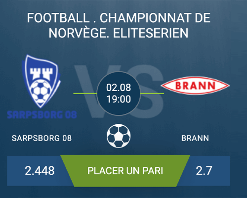 pronostic Sarpsborg 08-Brann