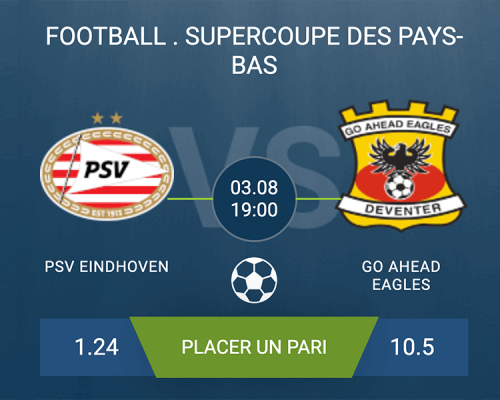 Pronostic PSV Eindhoven-Go Ahead Eagles