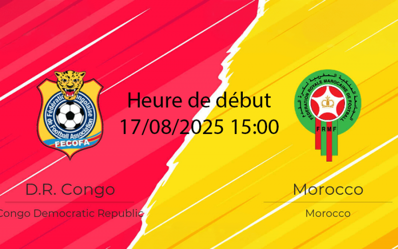 Pronostic RD Congo–Maroc
