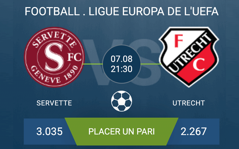 Pronostic Servette-Utrecht