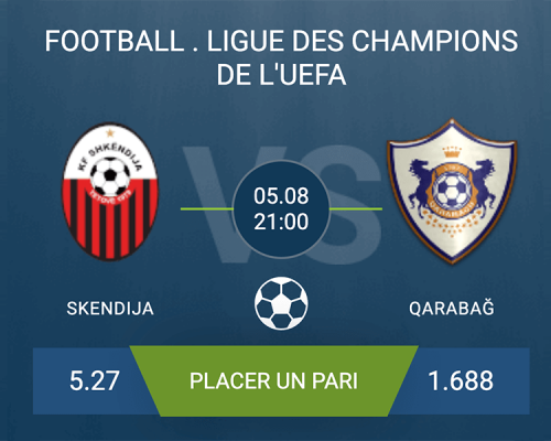 Pronostic Skendija-Qarabağ