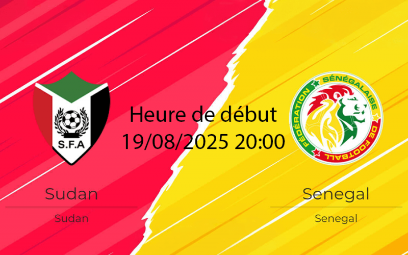 Pronostic Soudan–Sénégal