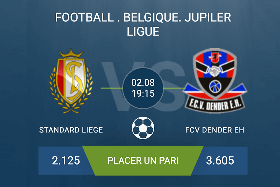 Pronostic Standard Liège-FCV Dender EH