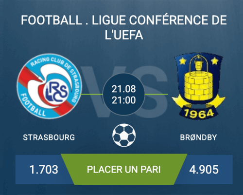 Pronostic Strasbourg–Brøndby
