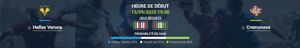 Pronostic Hellas Verona-Cremonese
