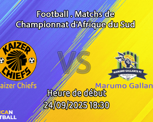 Pronostic Kaizer Chiefs-Marumo Gallants