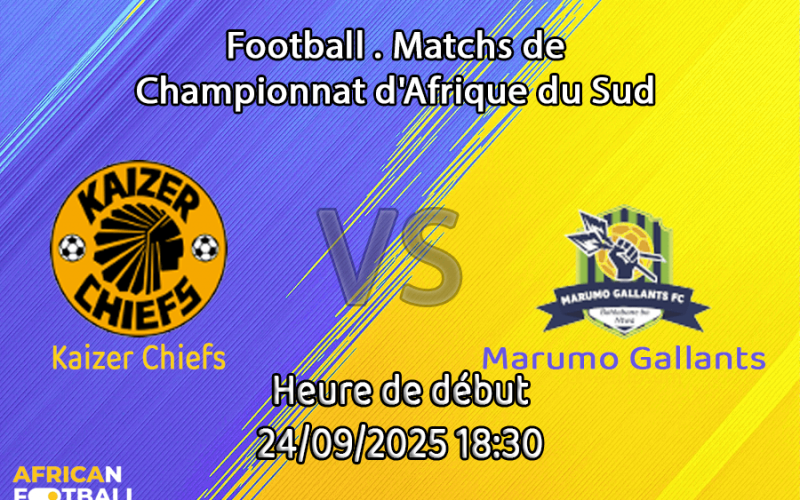 Pronostic Kaizer Chiefs-Marumo Gallants