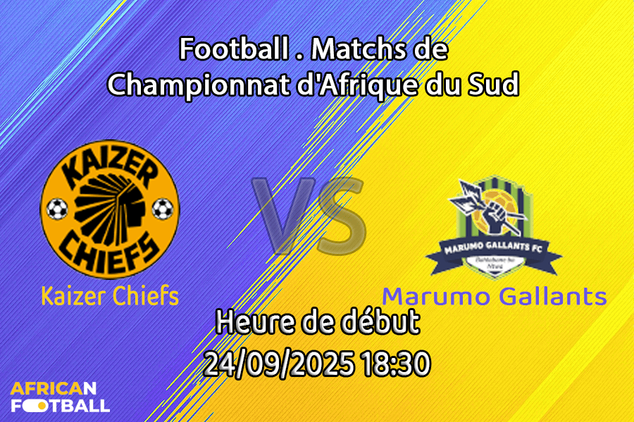Pronostic Kaizer Chiefs-Marumo Gallants