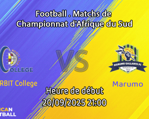 Pronostic ORBIT College-Marumo Gallants