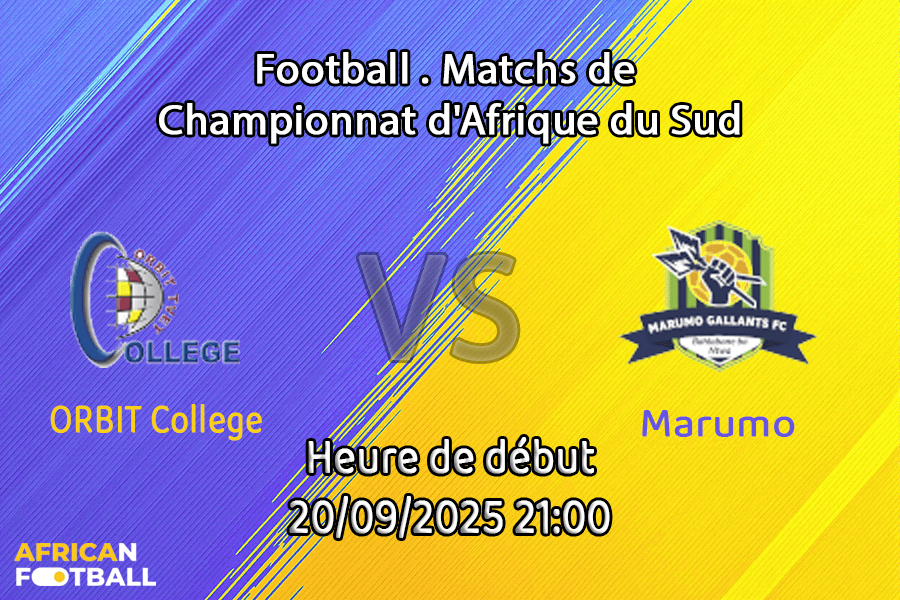 Pronostic ORBIT College-Marumo Gallants