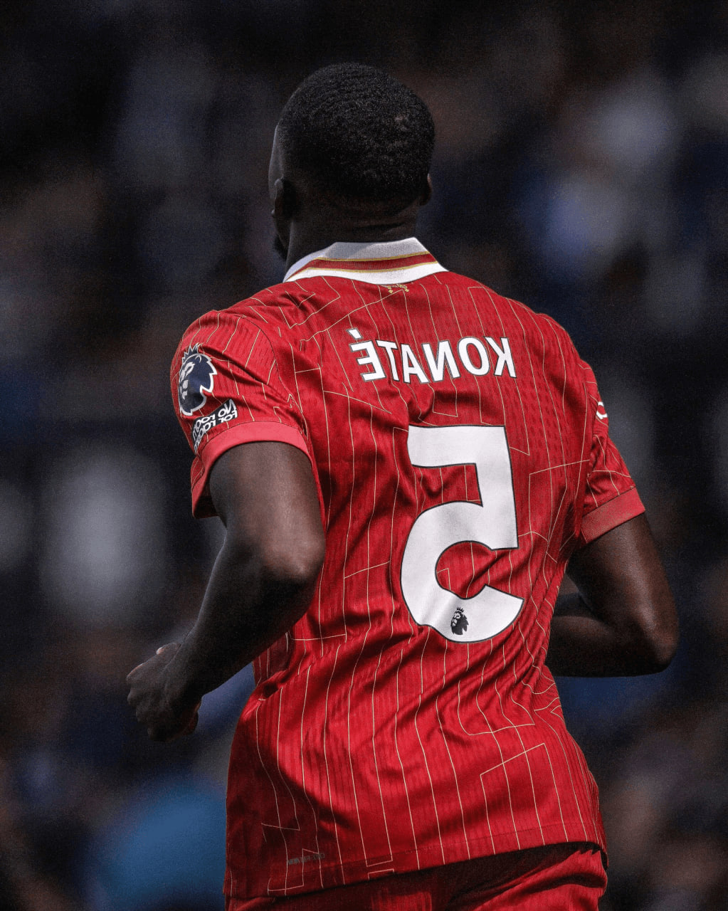 Papou Fayçal Konaté en action avec Riga FS, attaquant burkinabè percutant