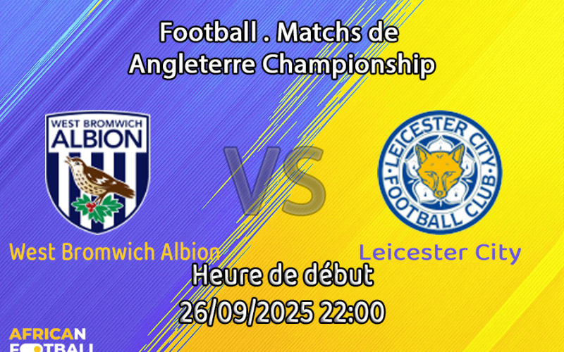 Pronostic West Bromwich Albion-Leicester City